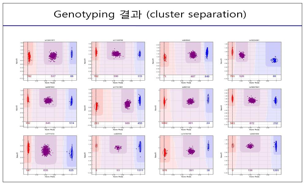 Genotype clustering