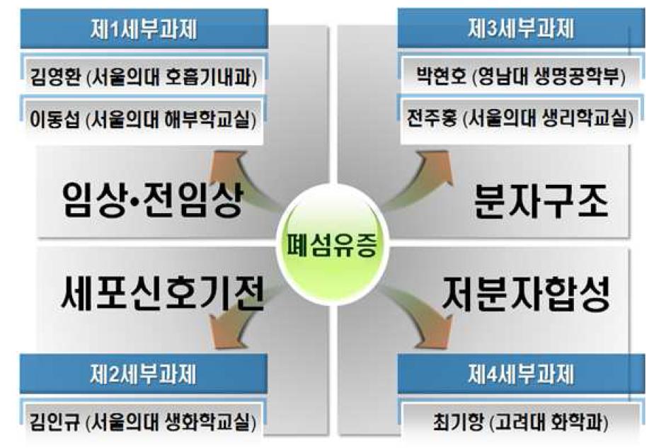 각 세부과제의 핵심 기술 요소