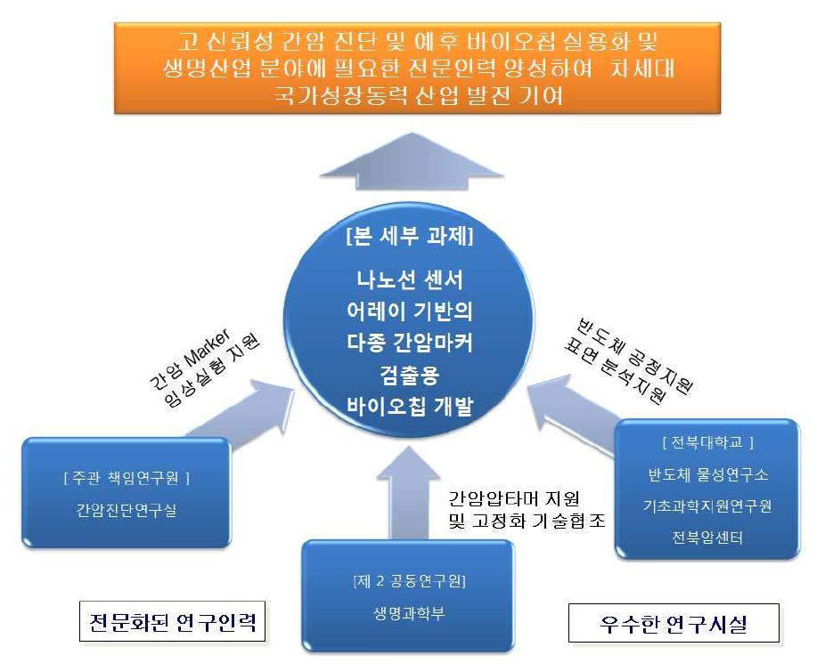 본 세부과제의 추진 체계도