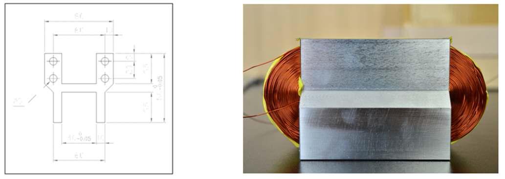 부상 전자석 상세 도면 및 제작
