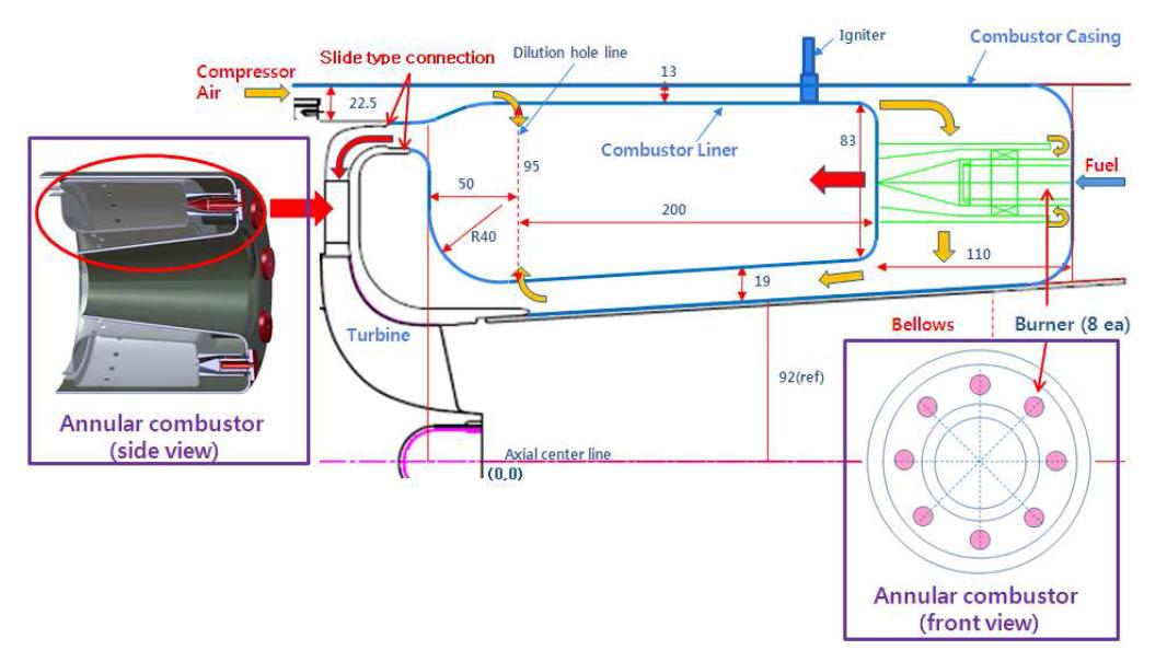 Annular 연소기 상세 설계 형상