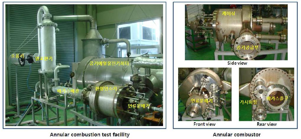 환형 연소기 성능실험 장치