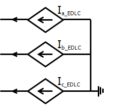 전류원을 이용한 ESS with an EDLC 간략화 모델