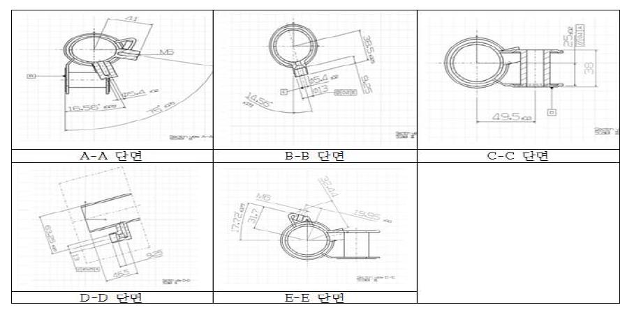 Cross-section of rack tube