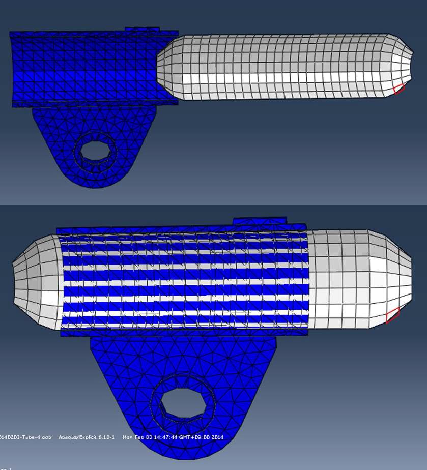 Shrink fit of tue and mandrel