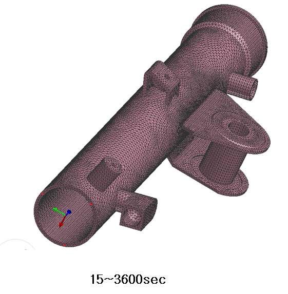 Boundary condition of tube in cooling system