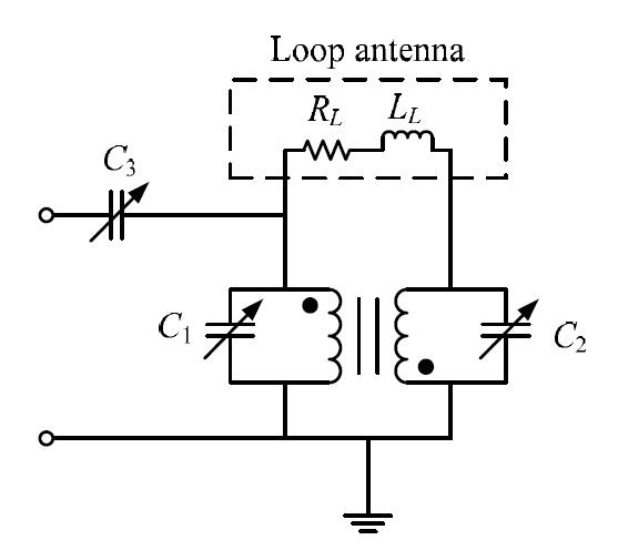 HF대역 루프안테나용 임피던스 정합회로