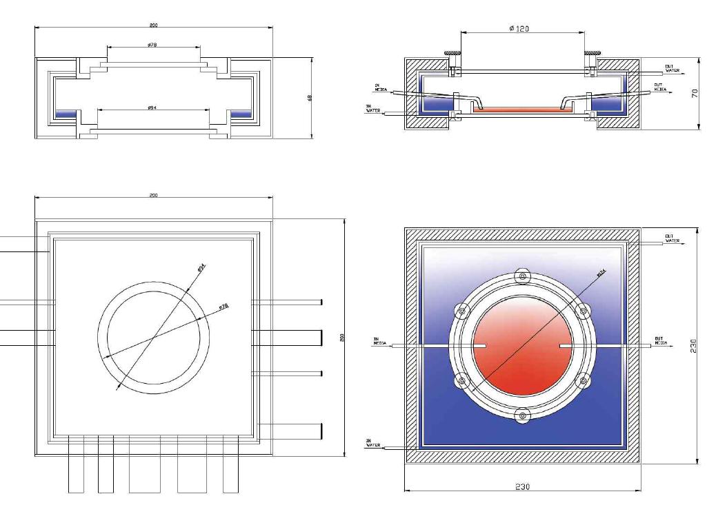 P & ID design of cell culture chamber system