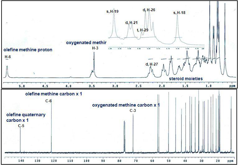 NMR spectrum of compound 3