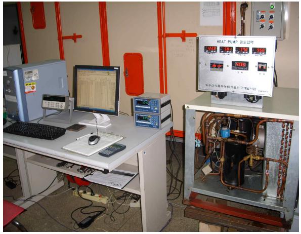 히트펌프 성능측정 계측장치