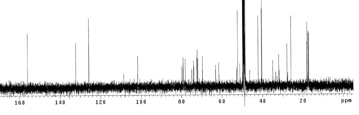 BG-E 화합물의 13C-NMR 스펙트럼