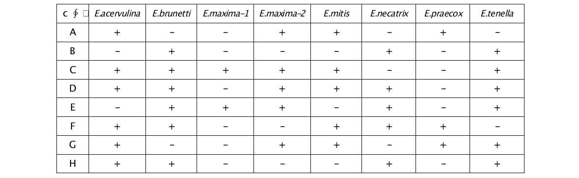 CRamplificationITS-1ribosomalDNA Eimeriaoocystsrecoveredfrom Koreanpoultryfeces.