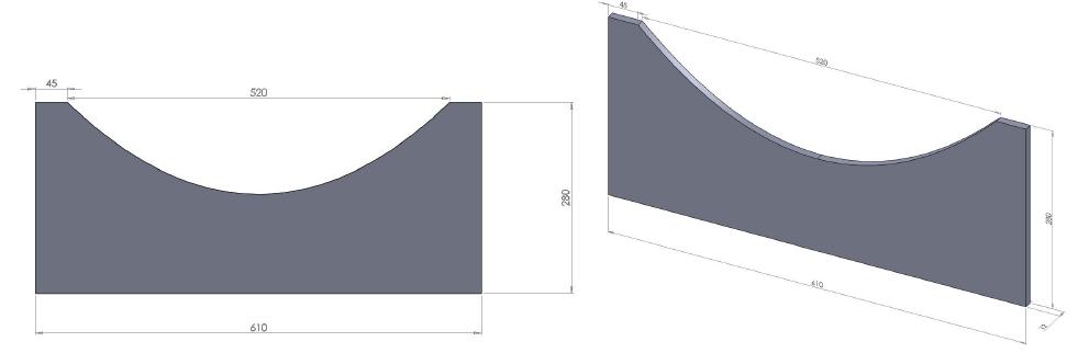 PTC 반사판을 지지하기 CNC 가공된 베니어합판.