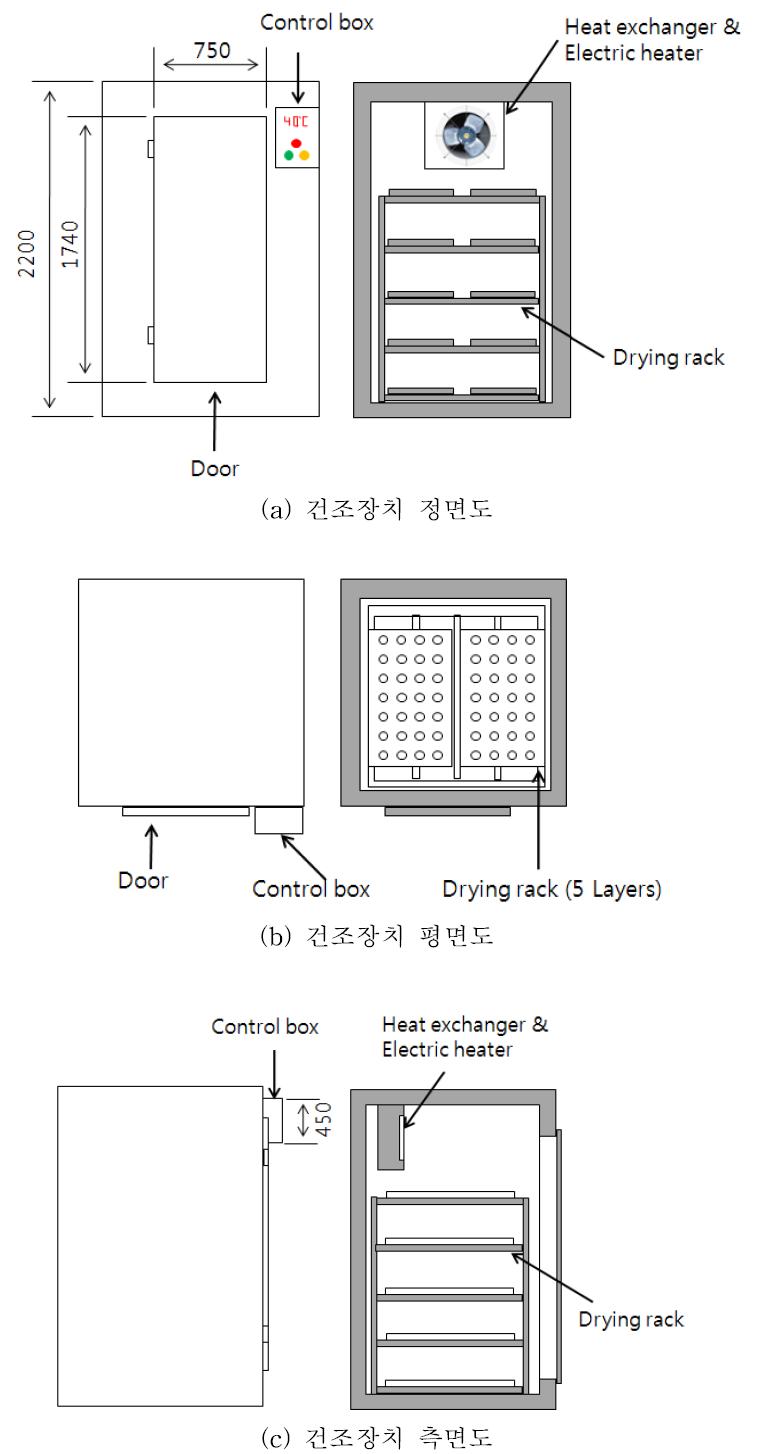 건조장치 설계도면.