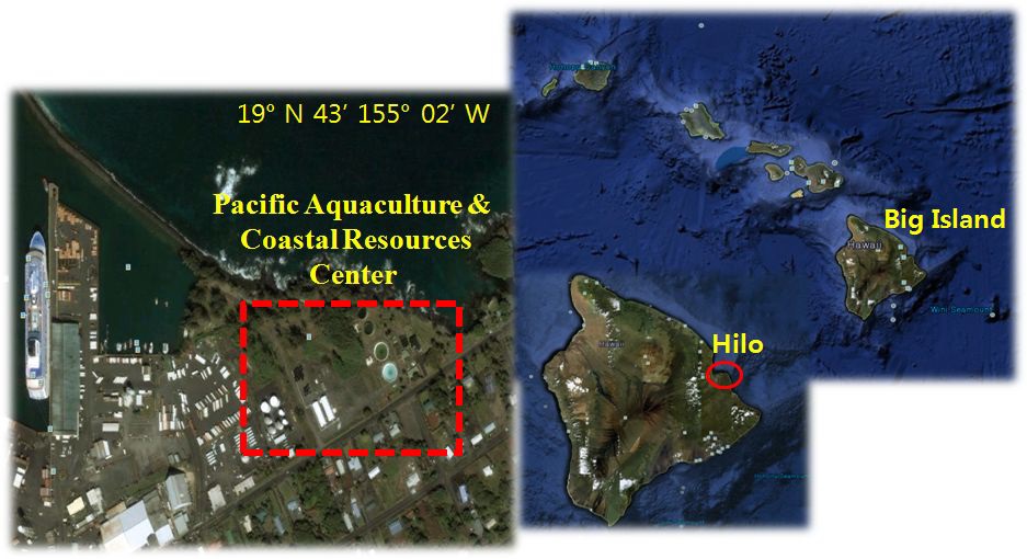 하와이 힐로에 위치한 Pacific aquaculture & coastal resources center