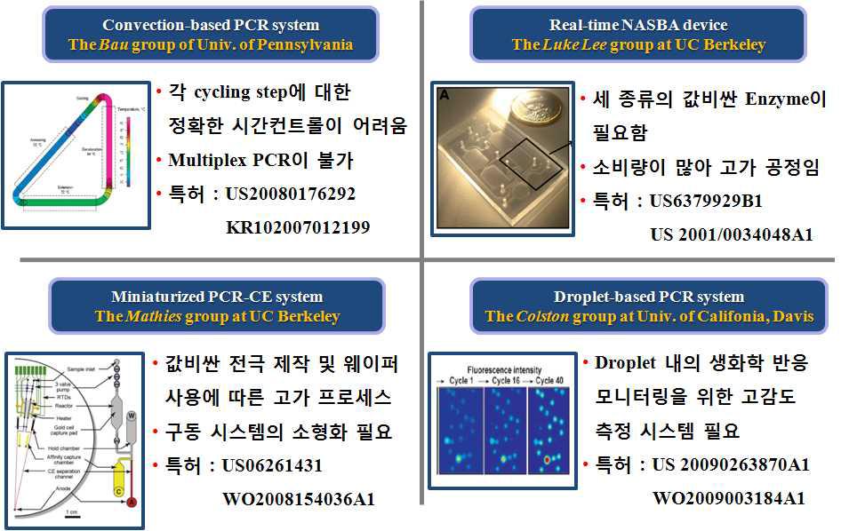 외국의 유전자 분석용 마이크로 시스템 개발 현황