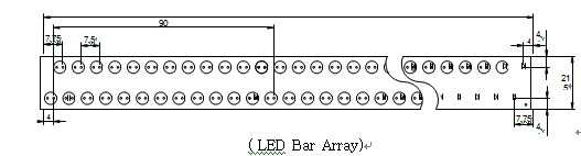 LED Bar Array pattern