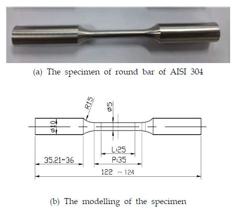 Metal test specimen