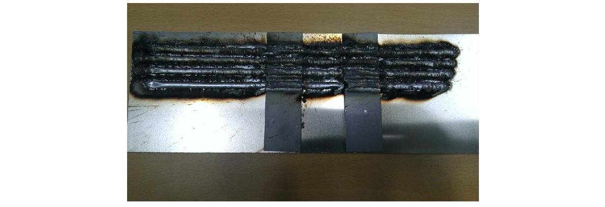 알루미늄 기판 교체 steel 삽입 간격 축소 아크 용접