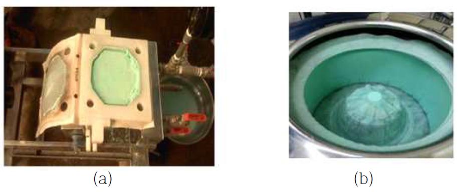 (a) Filter press and (b) centrifugal separator used.