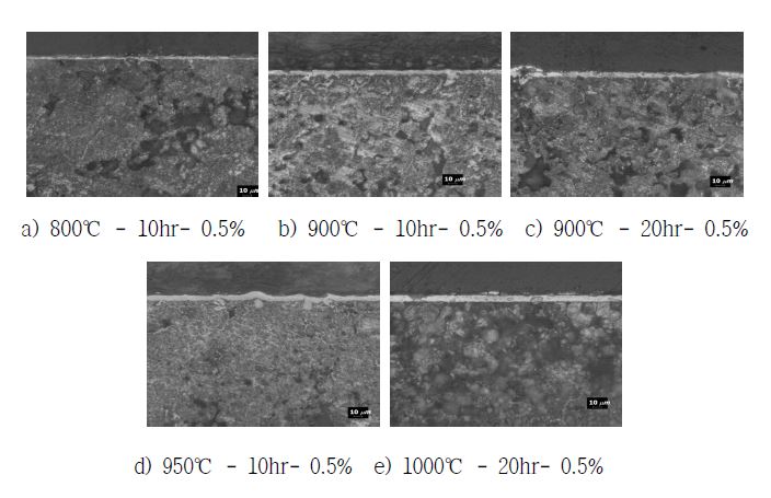 Microstructure of Fe based sintered parts