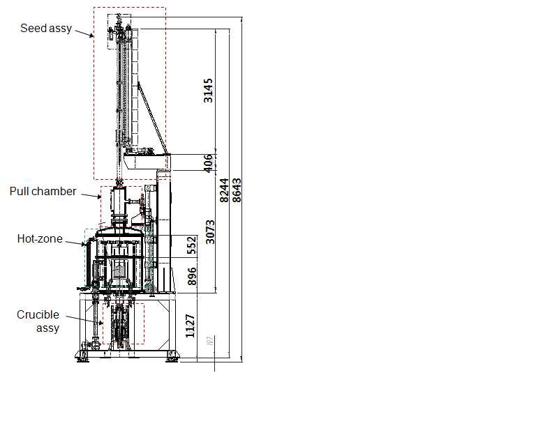 사파이어 단결정 성장장치 layout