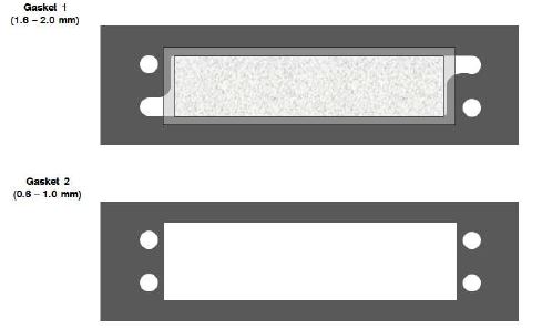 판형열교환기 다중판 실험장치의 Gasket