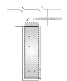 간극수압계 배열(평면)