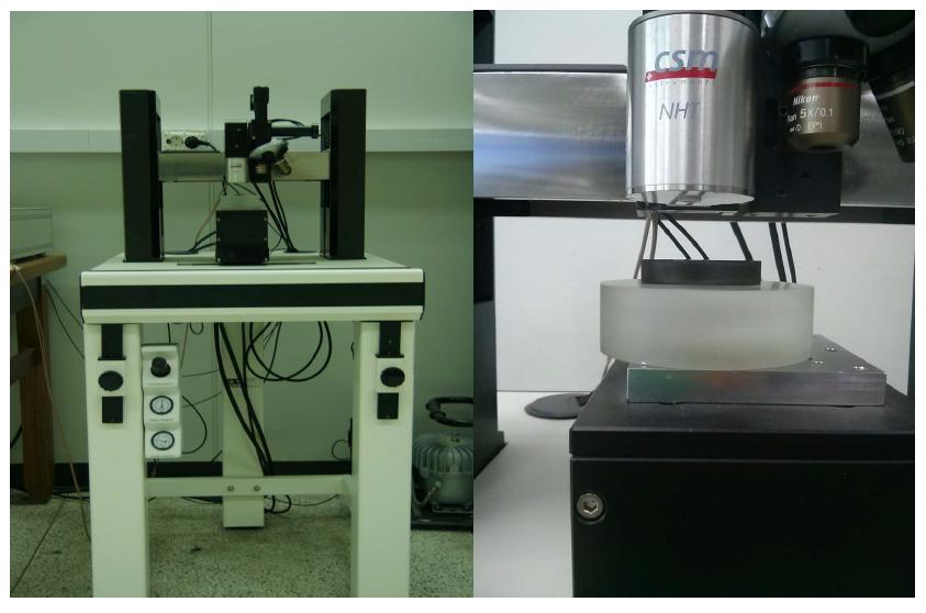 Nano-indentation 장비 사진