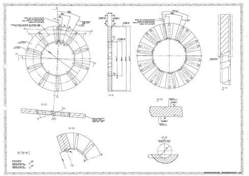 Detail Drawing for Bearing Disc