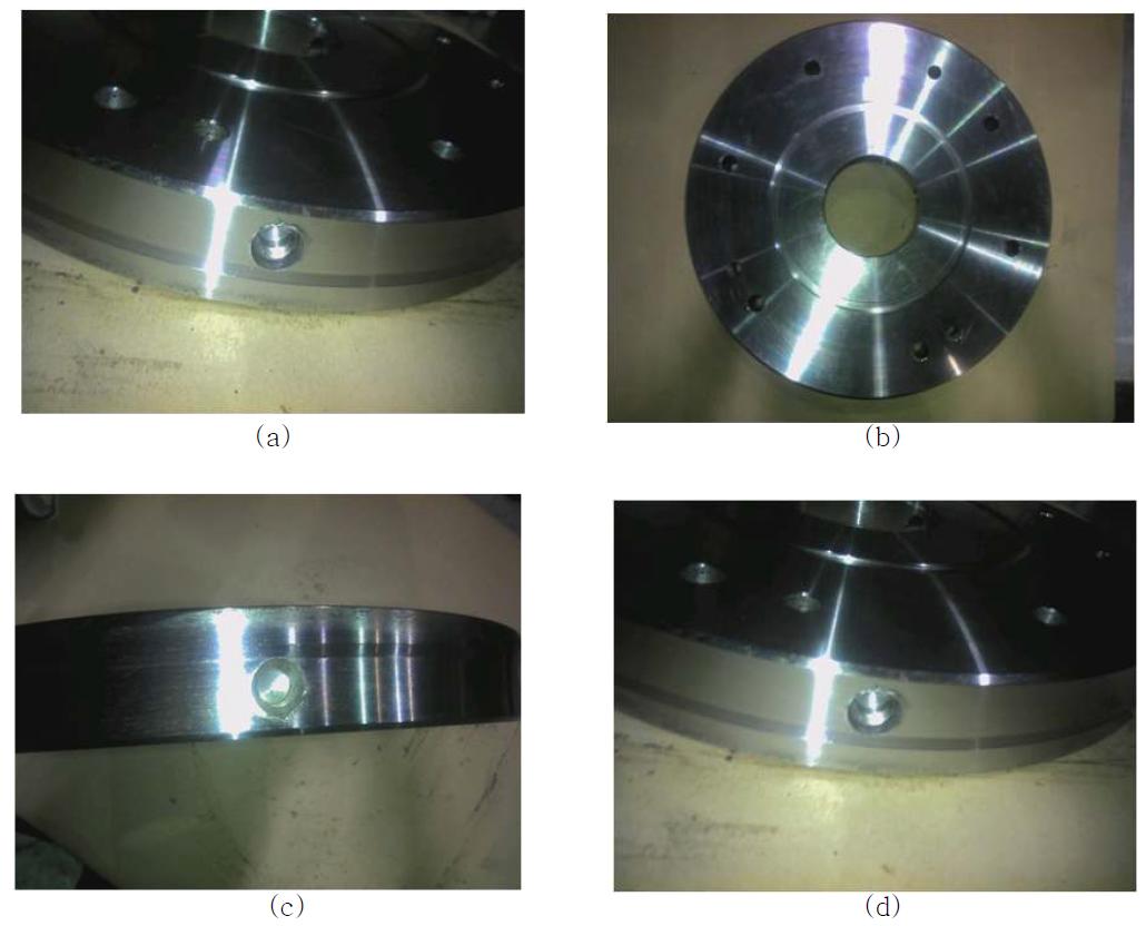 Thrust Bearing hole가공 불량