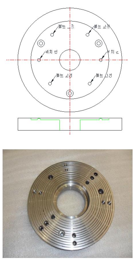 Thrust Bearing 전용 치구 형상