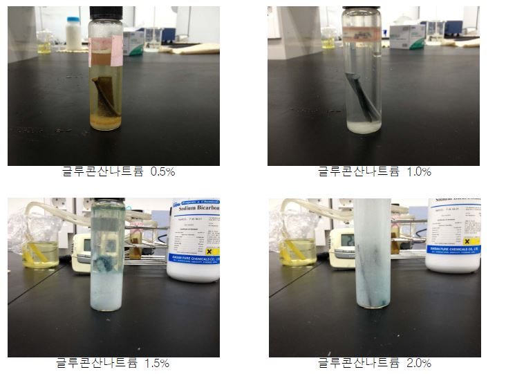 글루콘산나트륨 투입