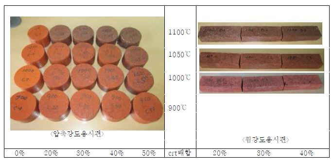 소성완료시편