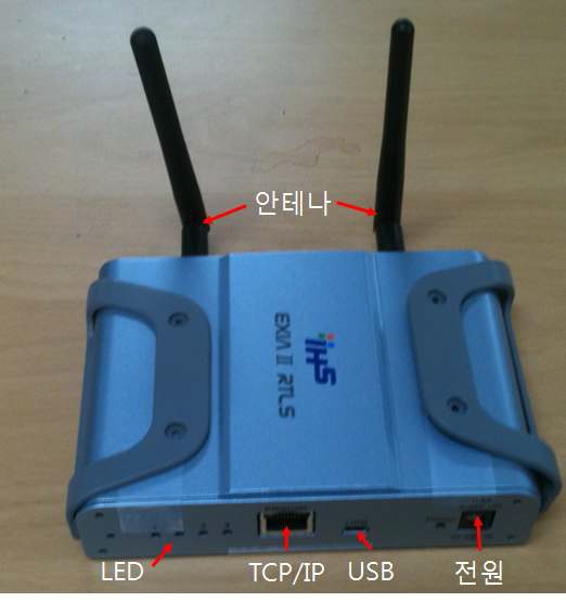 TDOA 수신기 시제품 모습