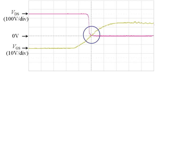 50A 부하시 ZVS 동작 파형