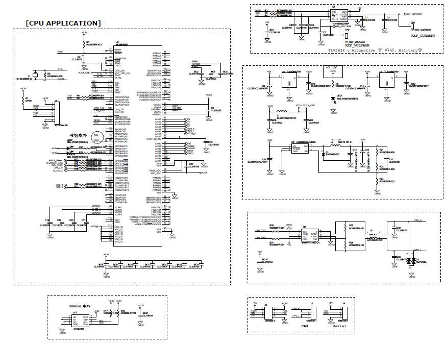 주 제어부 Schematic