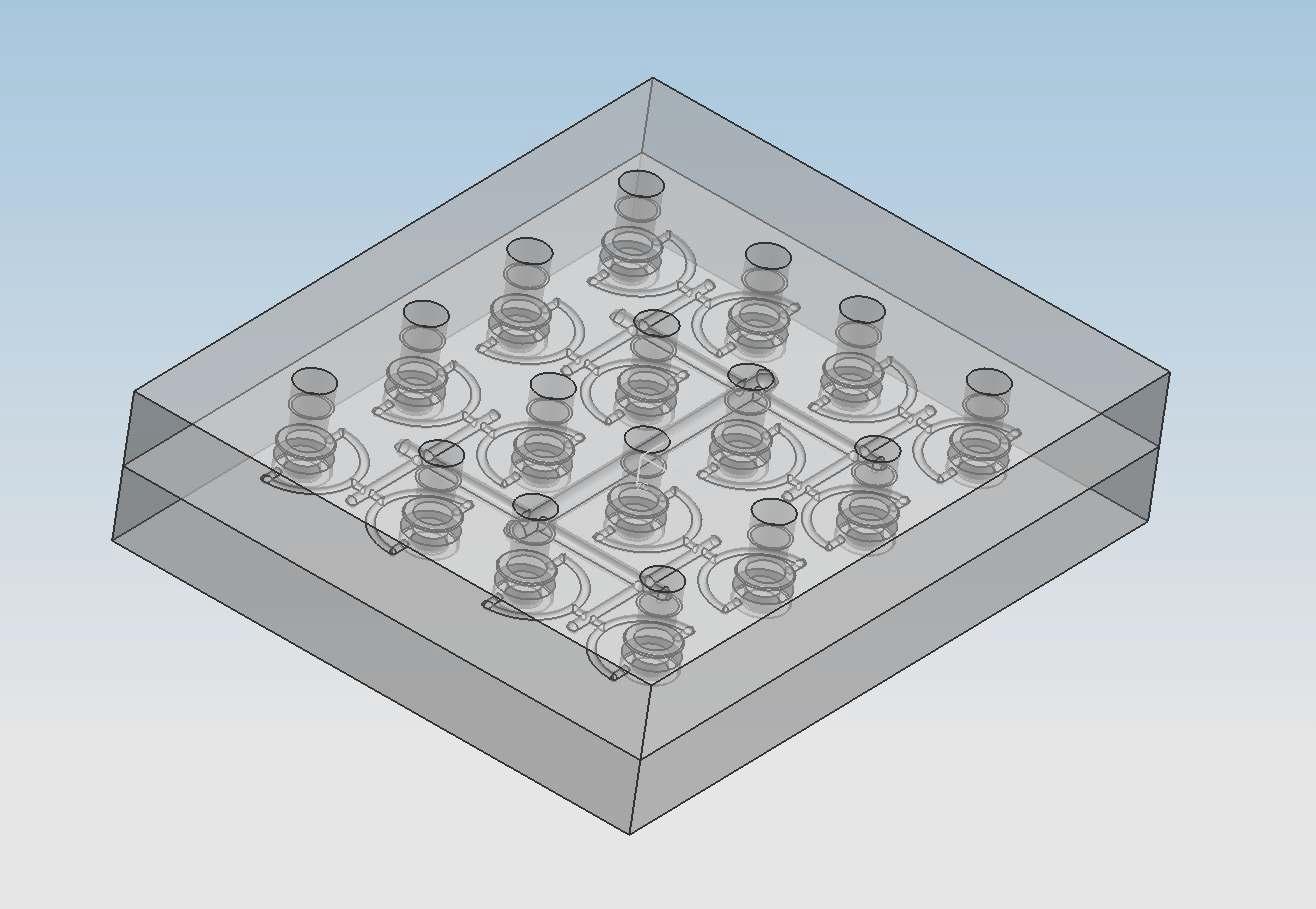 Core 플로팅 인서트 사출금형 3D Modeling