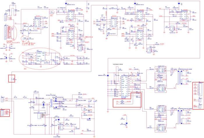 Phase Shifted Full-Bridge Converter 회로도