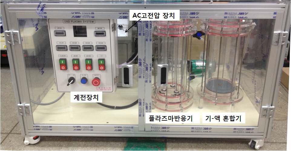 플라즈마 반응기 시제품 모습.