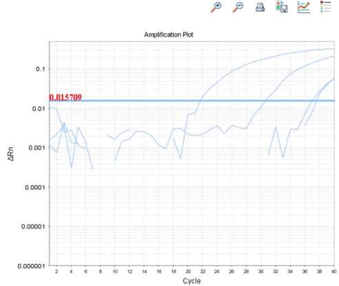 Detection of chicken from halal food by real-time PCR using cox2 primer.