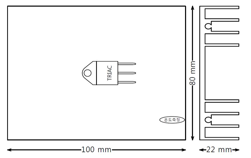 Heat sink 1의 외형도