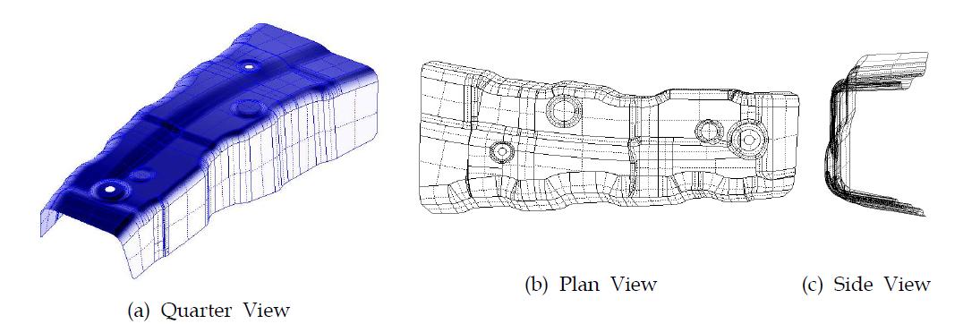 Panel - Rear Door Hinge Mounting Lower