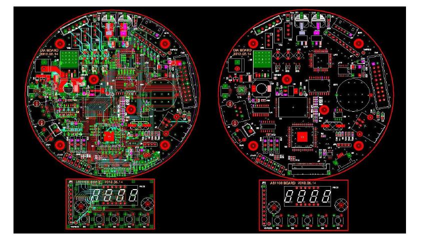 수정된 PCB 도면