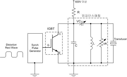 Transducer 전력 구동 개념도