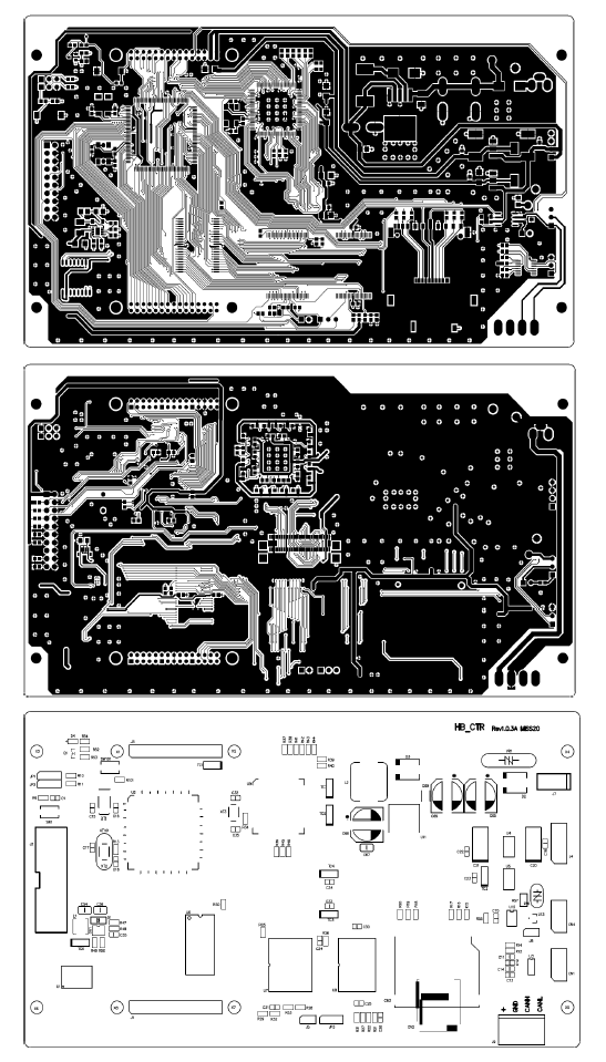 TFT LCD board layout