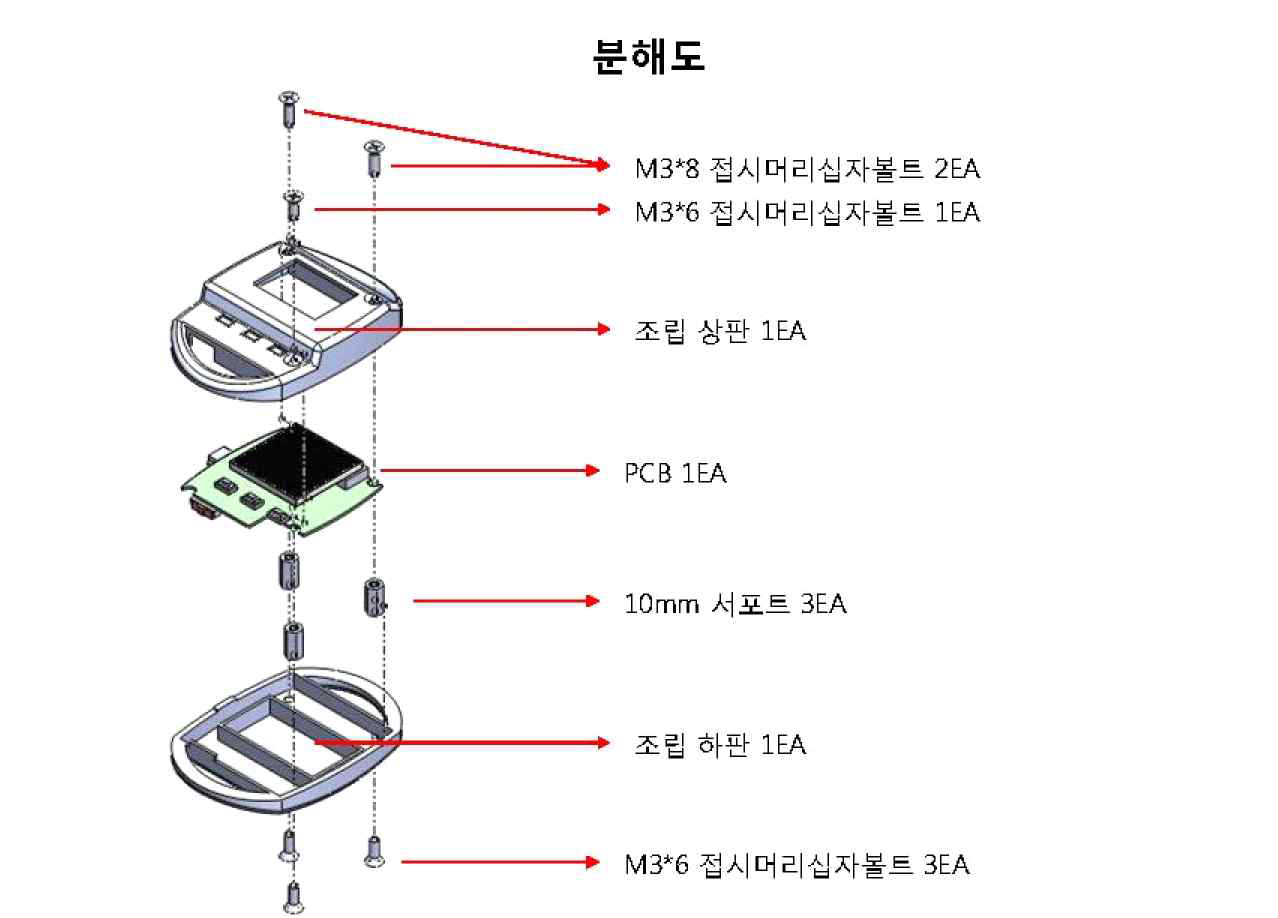 1차 기구설계 조립도