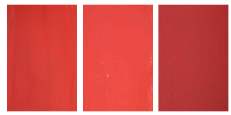 Toluidine red after test(flame retardant spread)