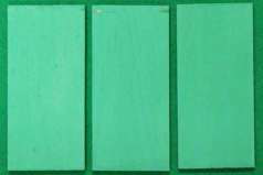 Emerald green after test(flame retardant spread)