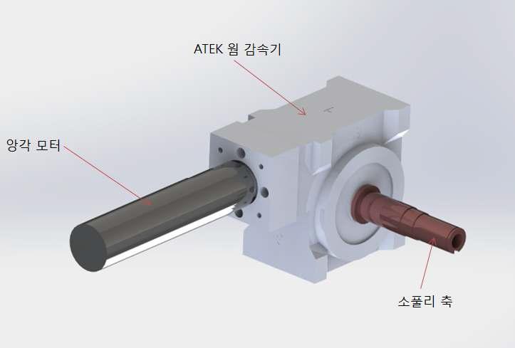 Small pulley shaft assembly